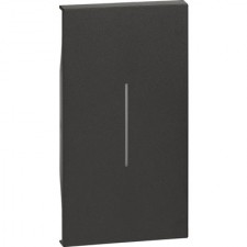 Tecla 2 módulos Bticino Living Now KG01M2 dark