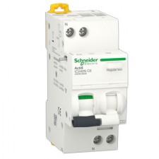 Interruptor diferencial Schneider A9DE3606 clase AC RCBO Vigi 1P+N 6A 30mA