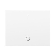 Tecla interruptor bipolar blanco 18708 serie Iris Bjc
