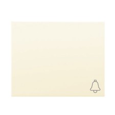 Tecla pulsador simbolo timbre beige 18716A serie Iris Bjc