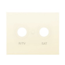 Tapa toma television satelite beige 18320A serie Bjc Iris