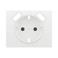 Tapa enchufe con USB doble 18724-USB BJC Iris blanco