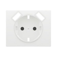 Tapa enchufe con USB doble 18724-USB BJC Iris blanco