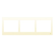 Marco 3 elementos horizontal beige 18003A serie Bjc Iris