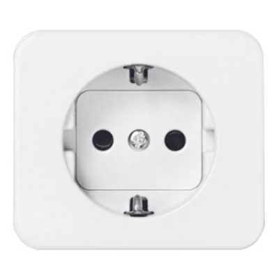 Tapa enchufe schuko TT seguridad blanco simon 75