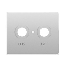 Tapa toma televisión satélite aluminio mercurio 18320-MA Bjc Iris