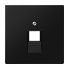 Tapa toma teléfono informática jung LS969-1UASWM negro mate