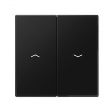 Tecla doble persianas jung LS995PSWM negro mate