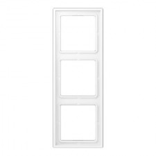 Marco 3 elementos jung LS983WWM blanco mate
