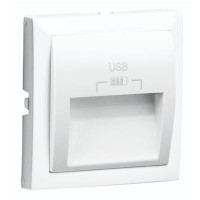 Tapa cargador USB Efapel 90673t br Logus 90