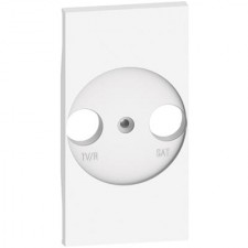 Frontal TV-SAT Bticino Living Now KW4212 blanco