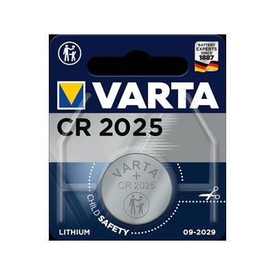 Pila botón Litio Varta CR2025 3V