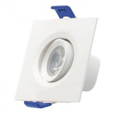 Mini downlight LED orientable cuadrado 7W 5700K blanco frío