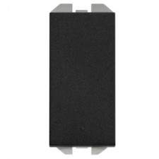 Interruptor estrecho pulsante simon 270 20001101-098 negro mate