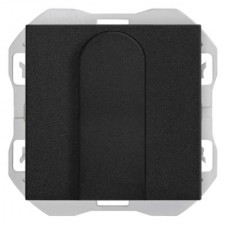 Salida de cable 20000801-098 Simon 270 negro mate