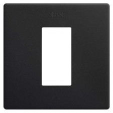 Marco mínimo 1 módulo Simon 270 27101610-098 negro mate