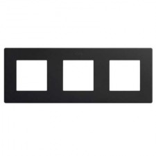 Marco Icon 3 elementos Simon 270 27000630-098 negro mate