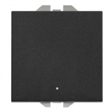 Conmutador luminoso simon 270 20000204-098 negro mate