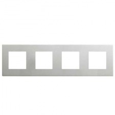 Marco Icon 4 elementos aluminio Simon 270 27000640-093