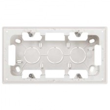 Caja superficie 2 elementos Simon 270 20000752-090 blanco
