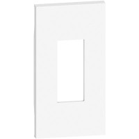 Tapa base RJ45 Bticino Living Now KW07M2 blanco 2 módulos