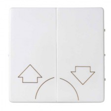 Doble tecla pulsador persianas 82029-30 Simon 82 Blanco sin enclavamiento