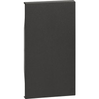 Frontal tapa ciega Bticino Living Now KG00M2 2 módulos dark