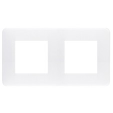 Marco 2 elementos blanco Efapel Latina 42920 TBR