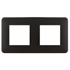 Marco 2 elementos negro mate Efapel Latina 42920 T PM