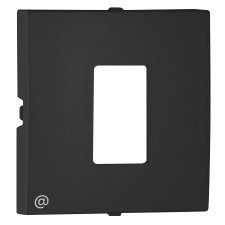 Tapa toma informática Efapel Negro Mate 90751t pm Logus 90