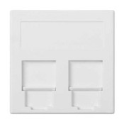 Placa doble voz datos RJ45 Simon CIMA 50000089-030