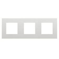Marco triple Efapel 45930 T BR Quadro 45 color blanco