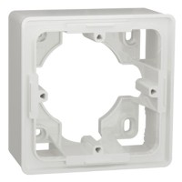 Caja Superficie New Unica Schneider NU800218 Studio blanco polar 1 elemento
