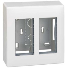 Caja Simon 500 Cima pared superficie 2 elementos blanco