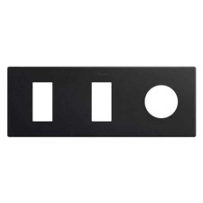 Marco composición 3 elementos Simon 270 27191630-098 negro mate