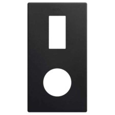 Marco vertical 2 elementos Simon 270 27192620-098 negro mate