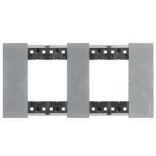 Marco 2 elementos Bticino Living Now KA4802M2NW MOON