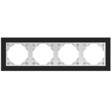 Marco 4 elementos Efapel 90940 T EG Logus 90 cristal hielo
