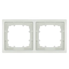 Marco 2 elementos BJC Siemens Delta Style 5TG13220WH blanco