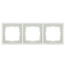 Marco 3 elementos BJC Siemens Delta Style 5TG13230WH blanco