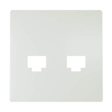 Tapa 2 conectores RJ BJC Siemens 5TG22782WH02 blanco