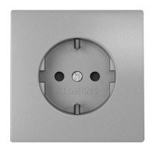 Tapa enchufe BJC Siemens Delta Style 5UH12724PM platino metalizado