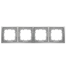 Marco 4 elementos BJC Siemens Delta Style 5TG13241 platino metalizado
