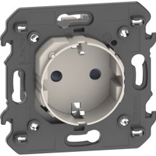 Enchufe Schuko conectado Bticino KM4141AC Living Now Netatmo sand