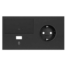 Kit front dormitorio derecha Simon 100 negro mate 10020206-238