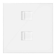 Kit front 2 tomas RJ45 Simon 100 blanco mate 10020111-230 1 elemento