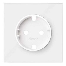 Tapa enchufe schuko Simon 100 blanco mate 10000041-230