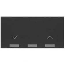 Tecla para persianas pulsante  10001080-238 Simon 100 negro mate