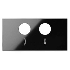 Tapa toma de televisión 10000053-138 Simon 100 negro