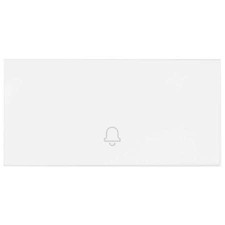 Tecla para pulsador timbre Simon 100 blanco mate 10000017-230